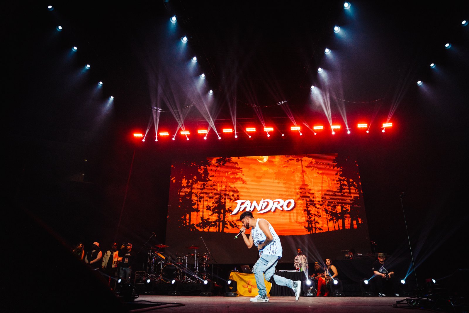 On stage performance